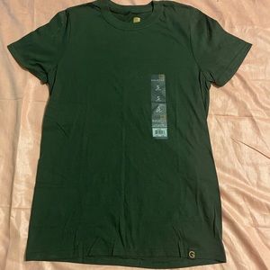 Men t shirt gold toe